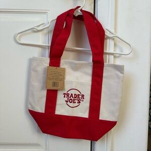 Trader Joe’s Red and White Mini Tote